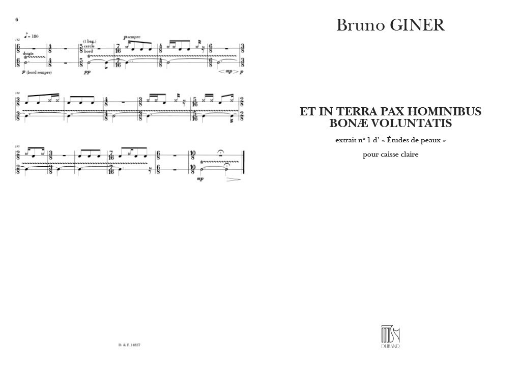 Etude De Peaux N 1